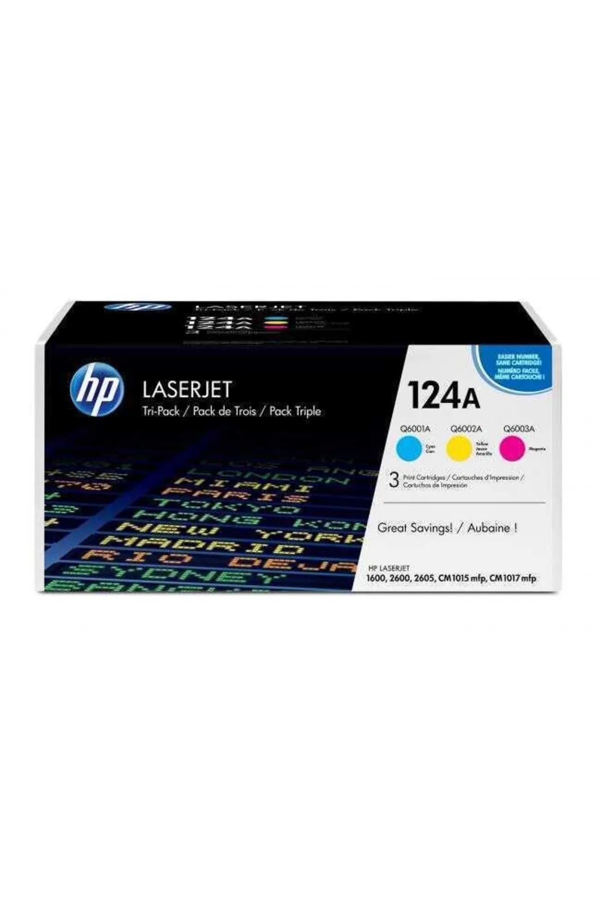 HP Ce257a Orjinal Renkli Toner 3lü Paket (q6001a+q6002a+q6003a)