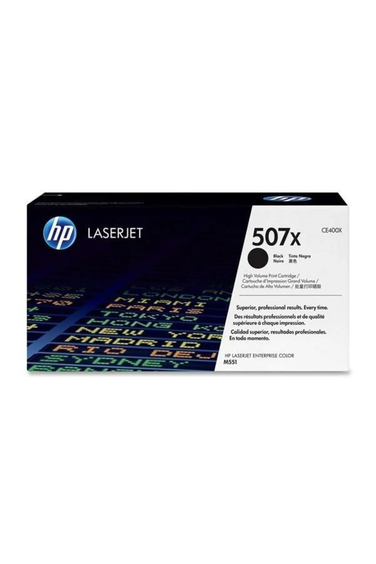 HP Ce400x (507X) Sıyah Yuksek Kapasıtelı Toner 11.000 Sayfa