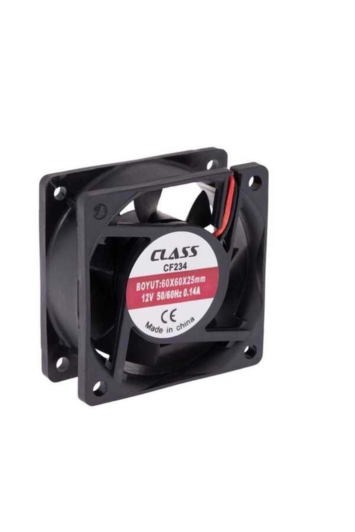 Class Cf-234 60x60x25 Dc 12 Volt 2 Pin 50/60 Hz 0.14a Fan