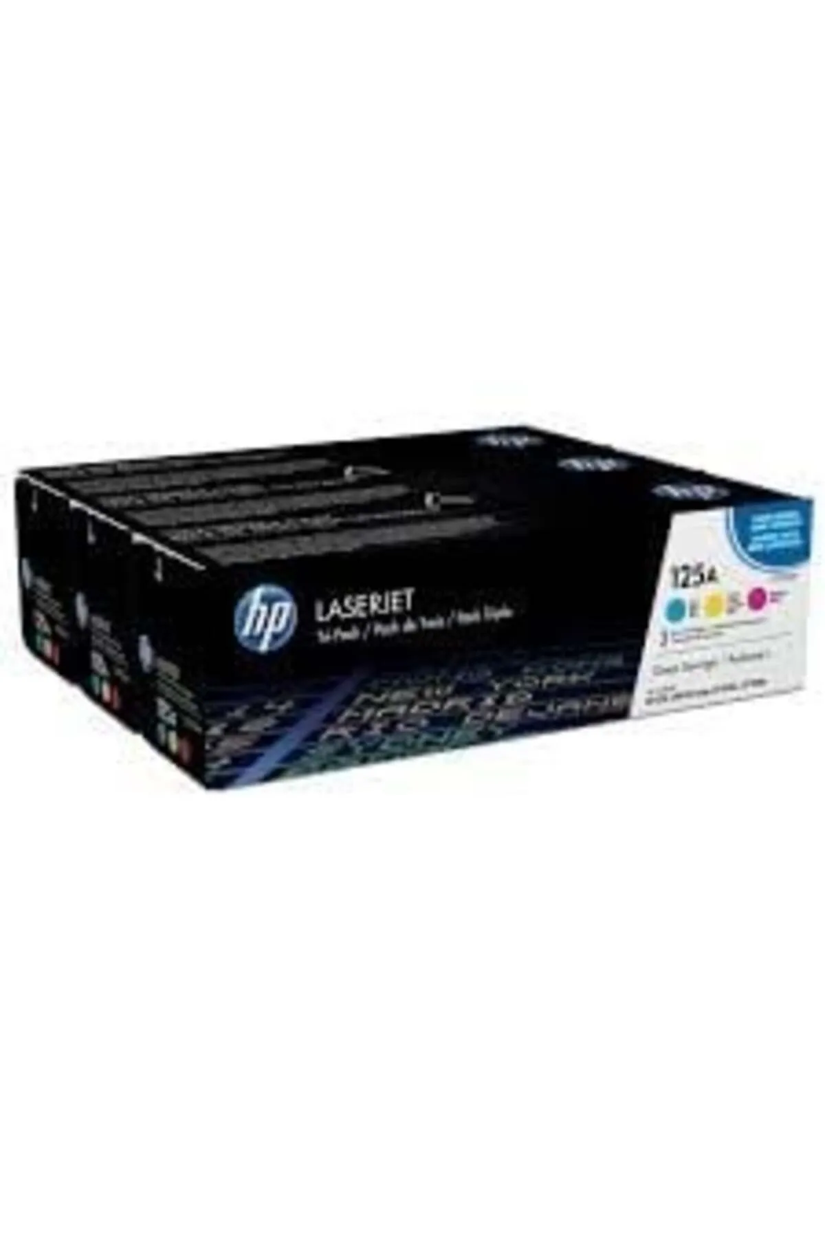 HP Cf373am (CB541A CB542A CB543A) Renkli Colour 3lü Paket Toner