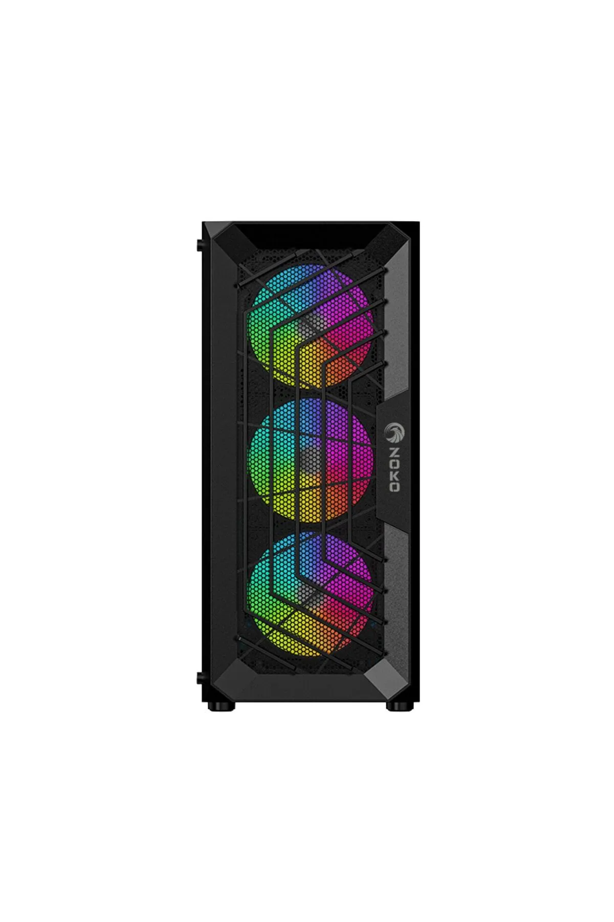 Zoko Chiko 4x12 CM ARGB Fan Mesh Panel Temper Camlı Gaming Kasa