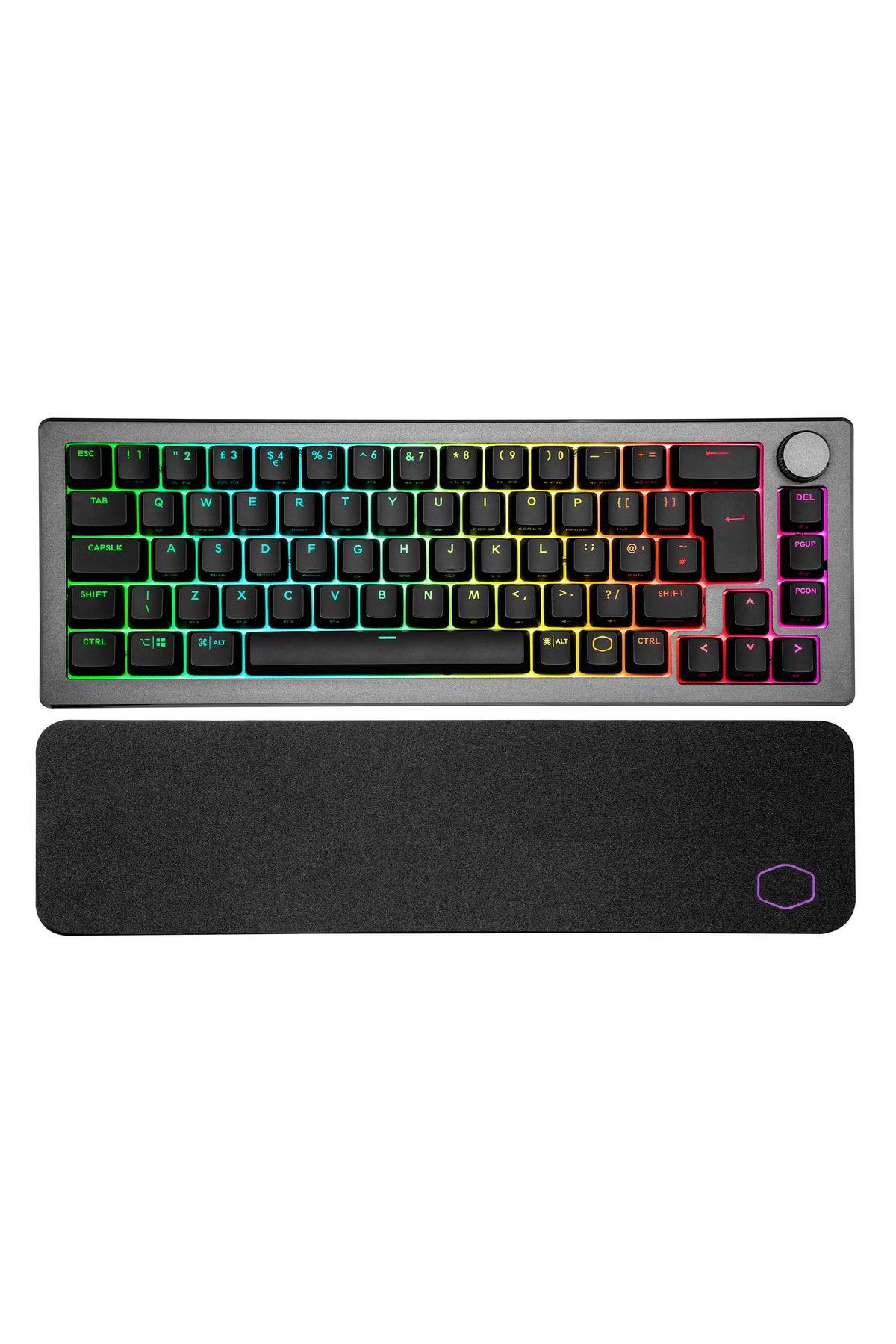 Cooler Master Ck721 Rgb Red Switch 2.4/bluetooth %65 Mekanik Oyuncu Klavyesi Uzay Gri-uk Layout