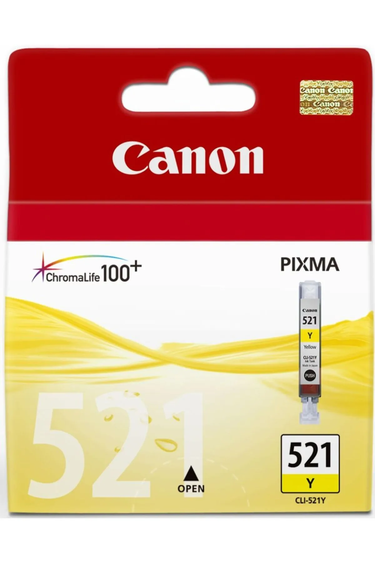 Canon Clı-521y Yellow Sarı Mürekkep Kartuş Mp260-540-550-560-620-630 Mx860-870