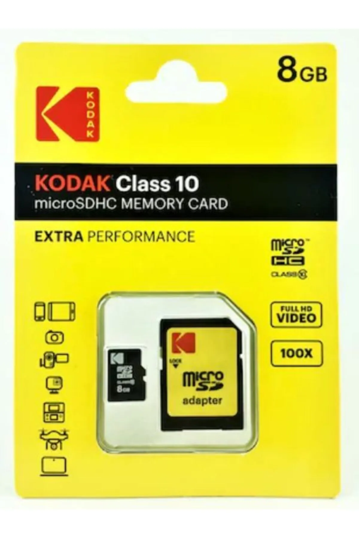 Kodak Class10 8gb Microsdhc Hafıza Kartı