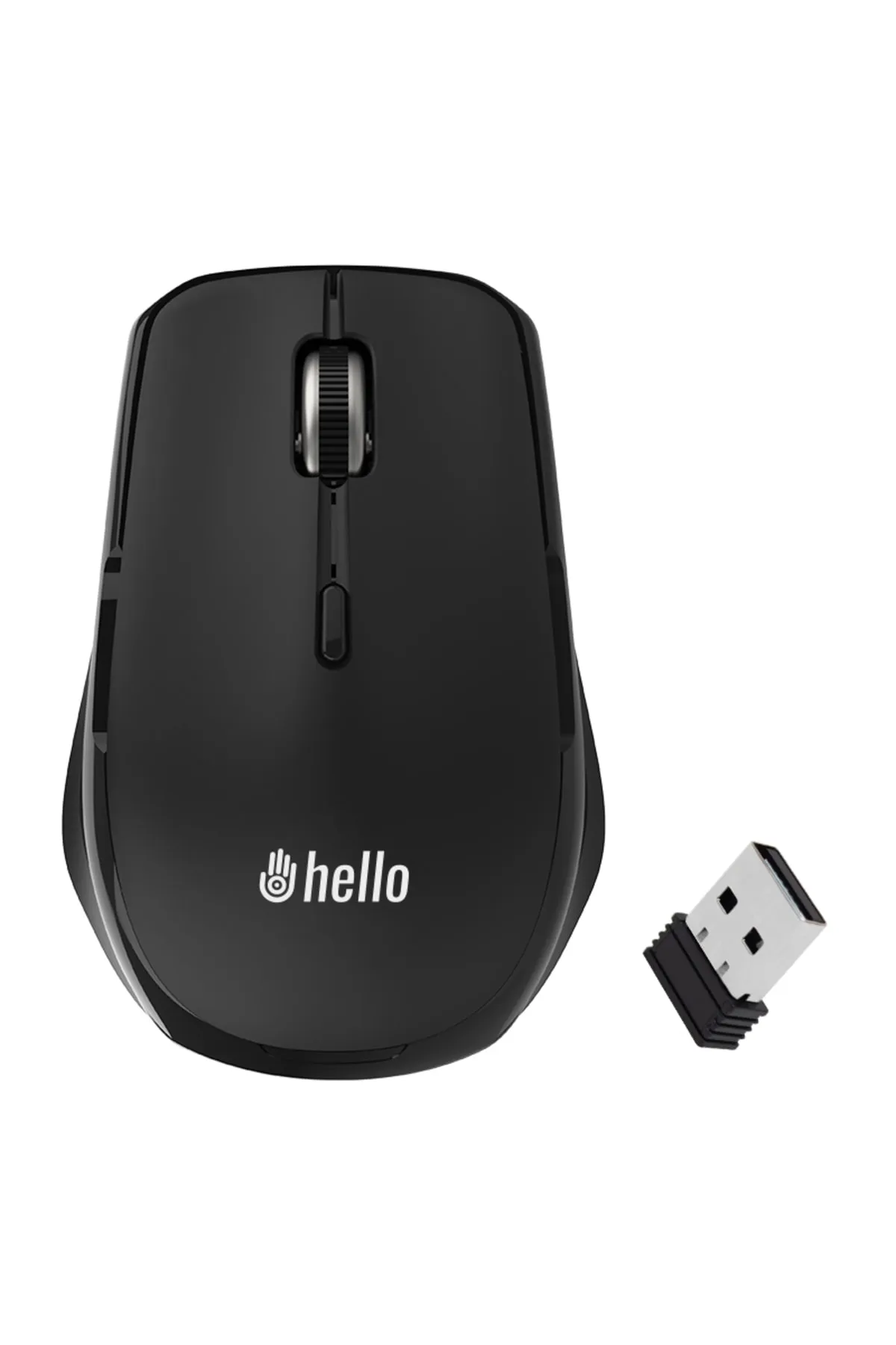 Genel Markalar CLZ192 HELLO HL-4705 2.4GHZ 1600DPI KABLOSUZ OPTİK MOUSE (4172) Uyumlu