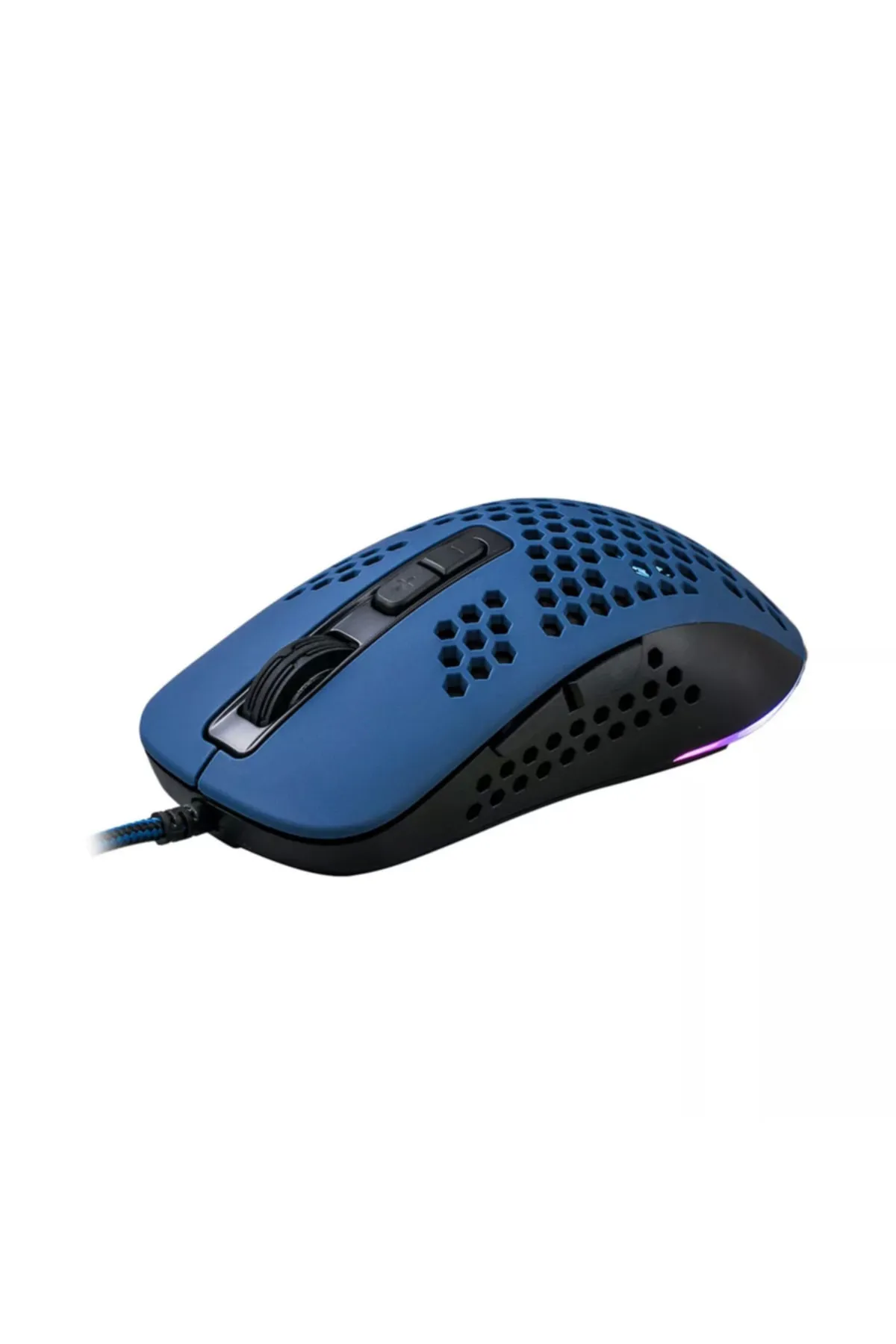 Genel Markalar Cmgm-11 Hıve Mavi-rgb Aydınlatmalı, Hafif, Makrolu 6400 Dpı Oyuncu Mouse