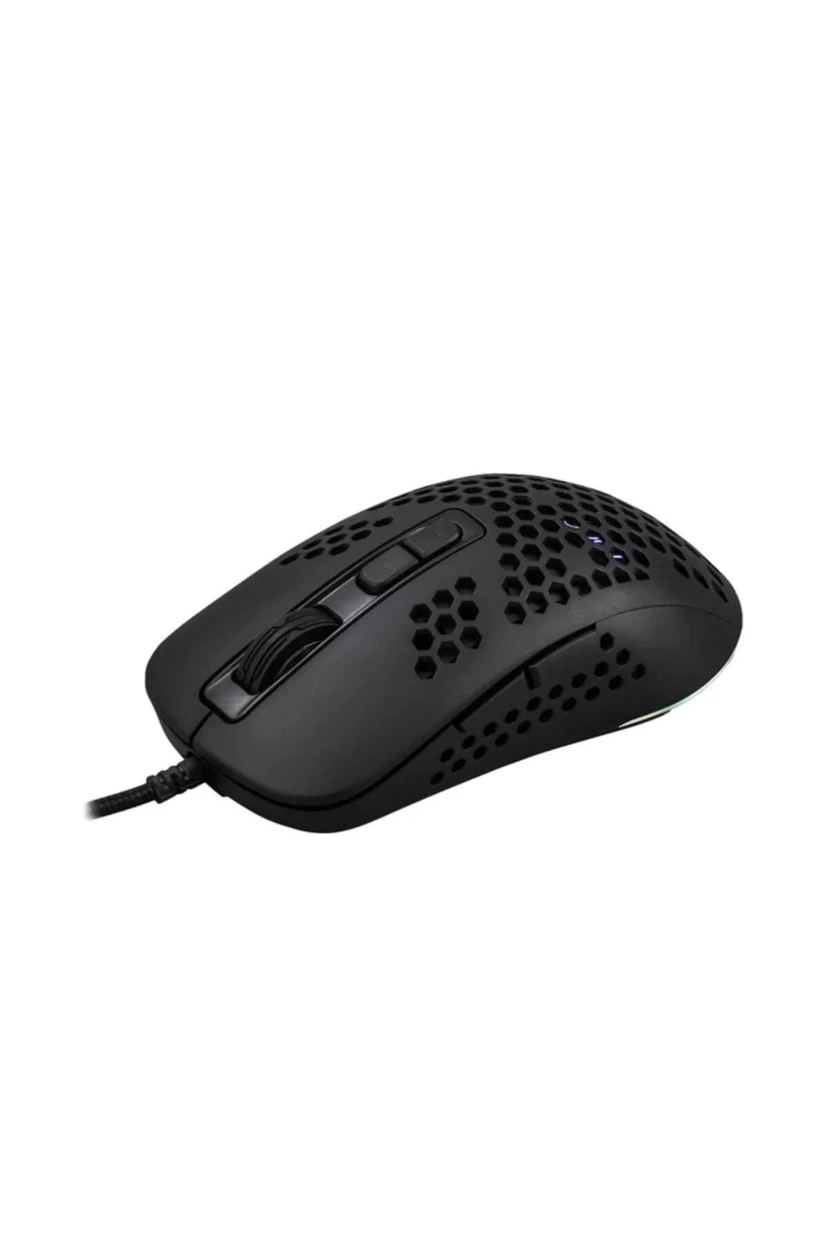 Crown Micro Cmgm-11hıve Siyah Tpr Kaplama Rgb Aydınlatmalı, Hafif, Makrolu 6400 Dpı Oyuncu Mouse