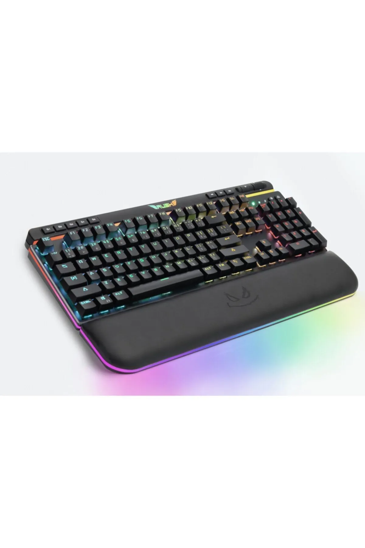 Rush Cobalt Rk991 Kırmızı Switch Rgb Manyetik Bilek Destekli Rgb Mekanik Oyuncu Klavyesi