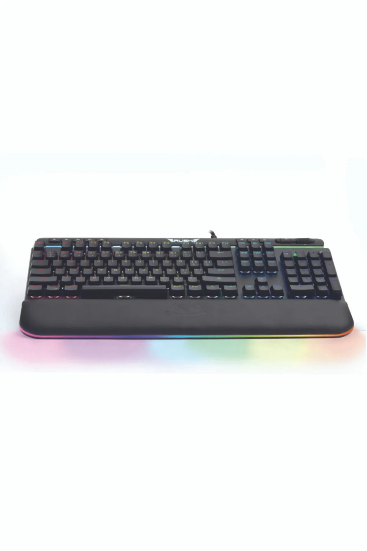 Rush Cobalt Rk991 Kırmızı Switch Rgb Manyetik Bilek Destekli Rgb Mekanik Oyuncu Klavyesi