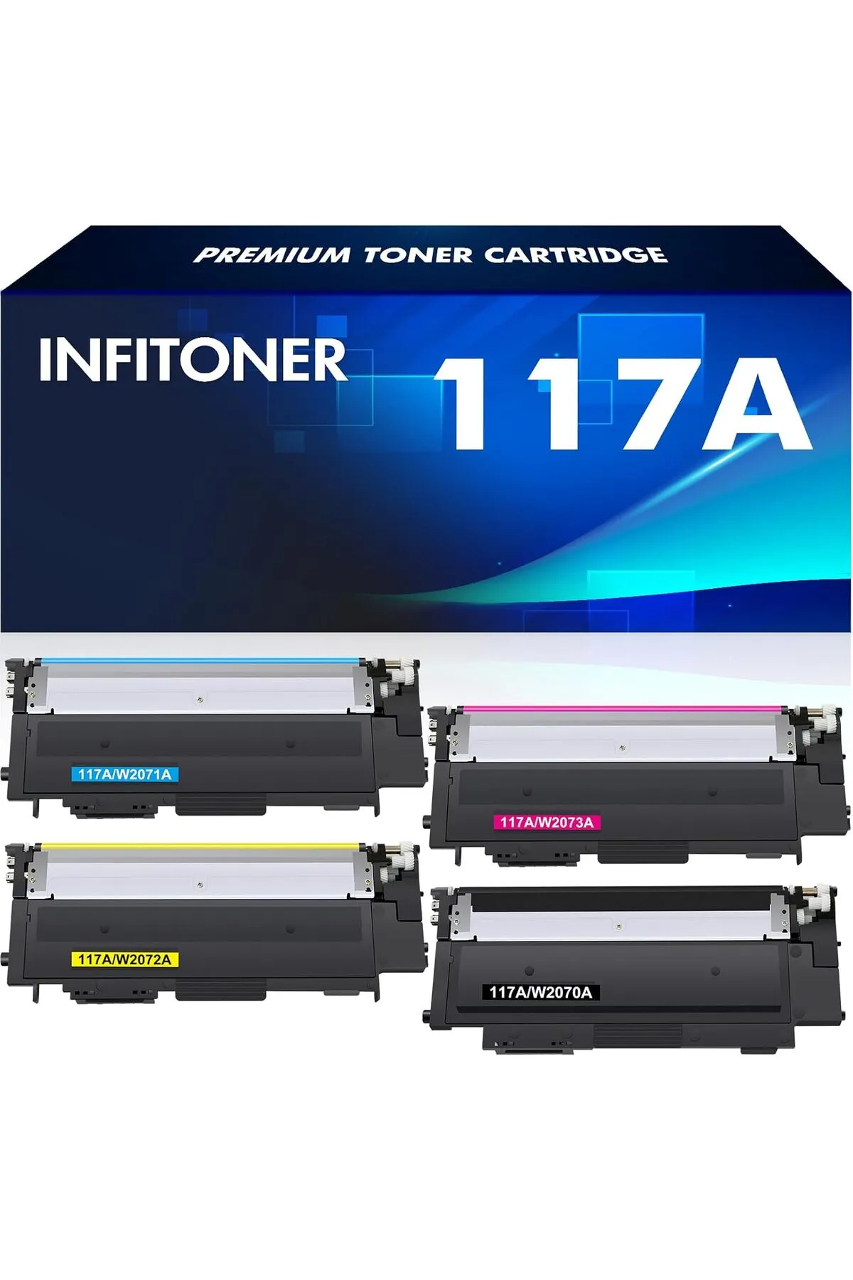 HP Colour Laser 150a 150nw MFP 178nw 178nwg 179fng 179fnw 179fwg W2070A W2071A W2072A W2073A SET