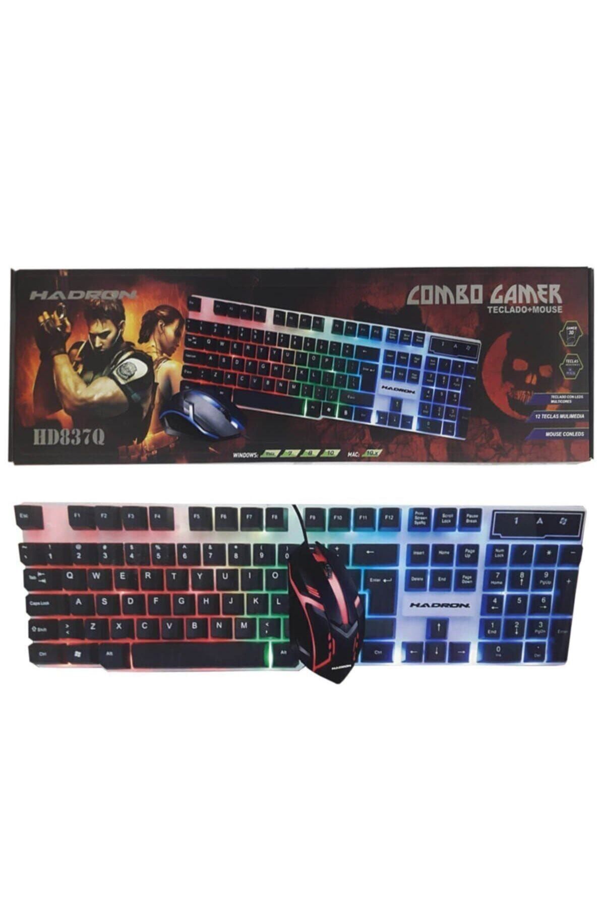 Hadron Combo Gamer Hd-837q Oyuncu Klavye-mouse Set