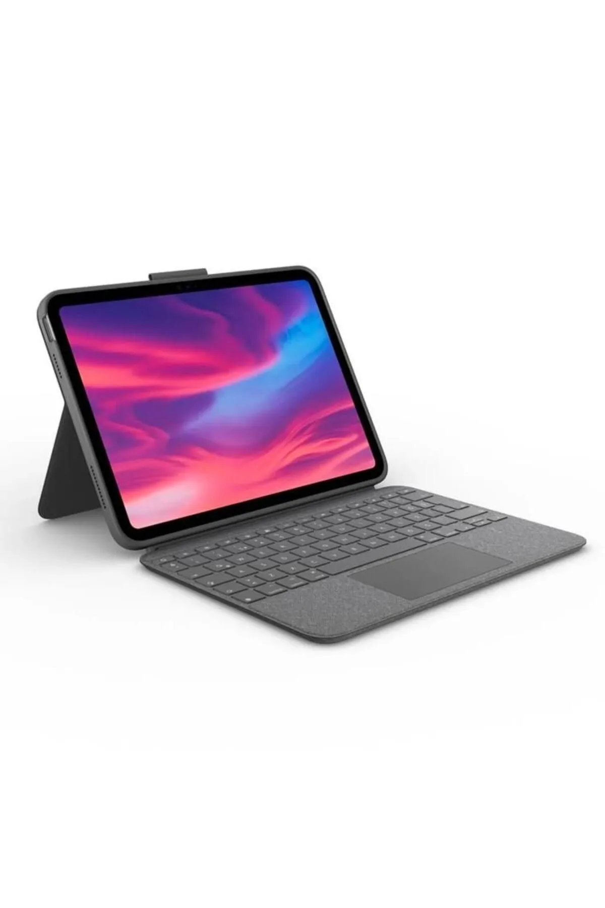 Logitech Combo Touch iPad 10. Nesil ile Uyumlu Klavyeli Tablet Kılıfı - Gri