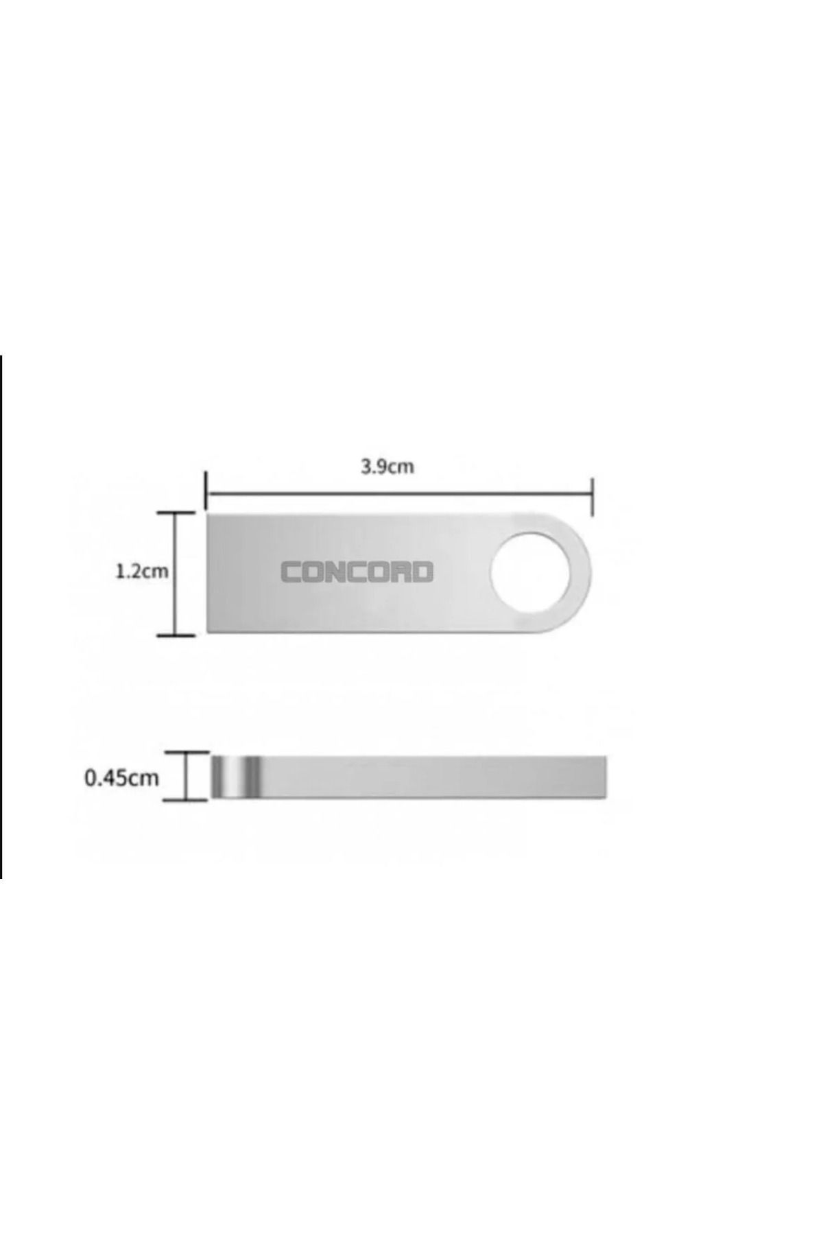 aslanotoaksesuar Concord 32 GB Metal USB Flash Bellek