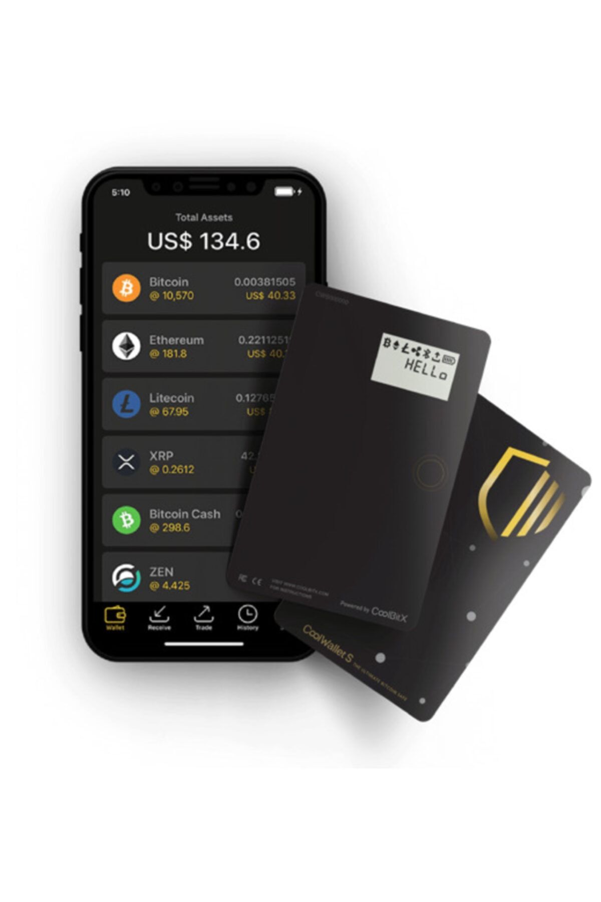 COOLWALLET Coolbitx S Offline Bitcoin Cüzdanı