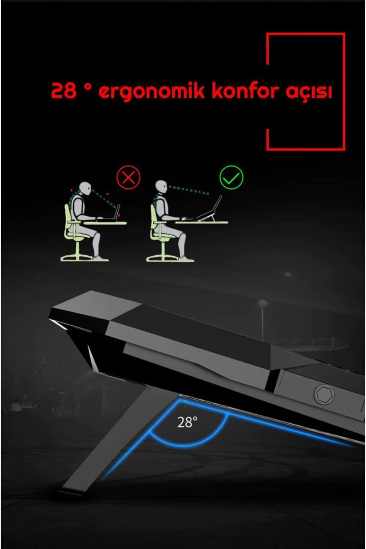 Exeo Coolcold 17” Notebook Bilgisayar Soğutucu Fan Laptop Stand