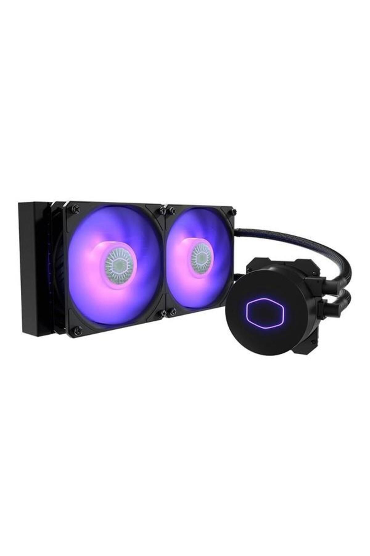 Genel Markalar Coolermaster 240mm Ml240l V2 Mlw-d24m-a18pc-r2 Rgb Sıvı Soğutmalı Am5-1700p Işlemci Fanı