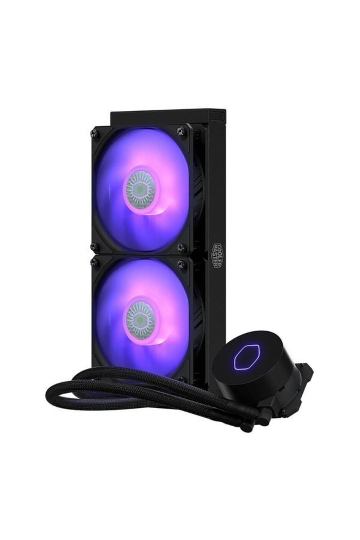 Genel Markalar Coolermaster 240mm Ml240l V2 Mlw-d24m-a18pc-r2 Rgb Sıvı Soğutmalı Am5-1700p Işlemci Fanı