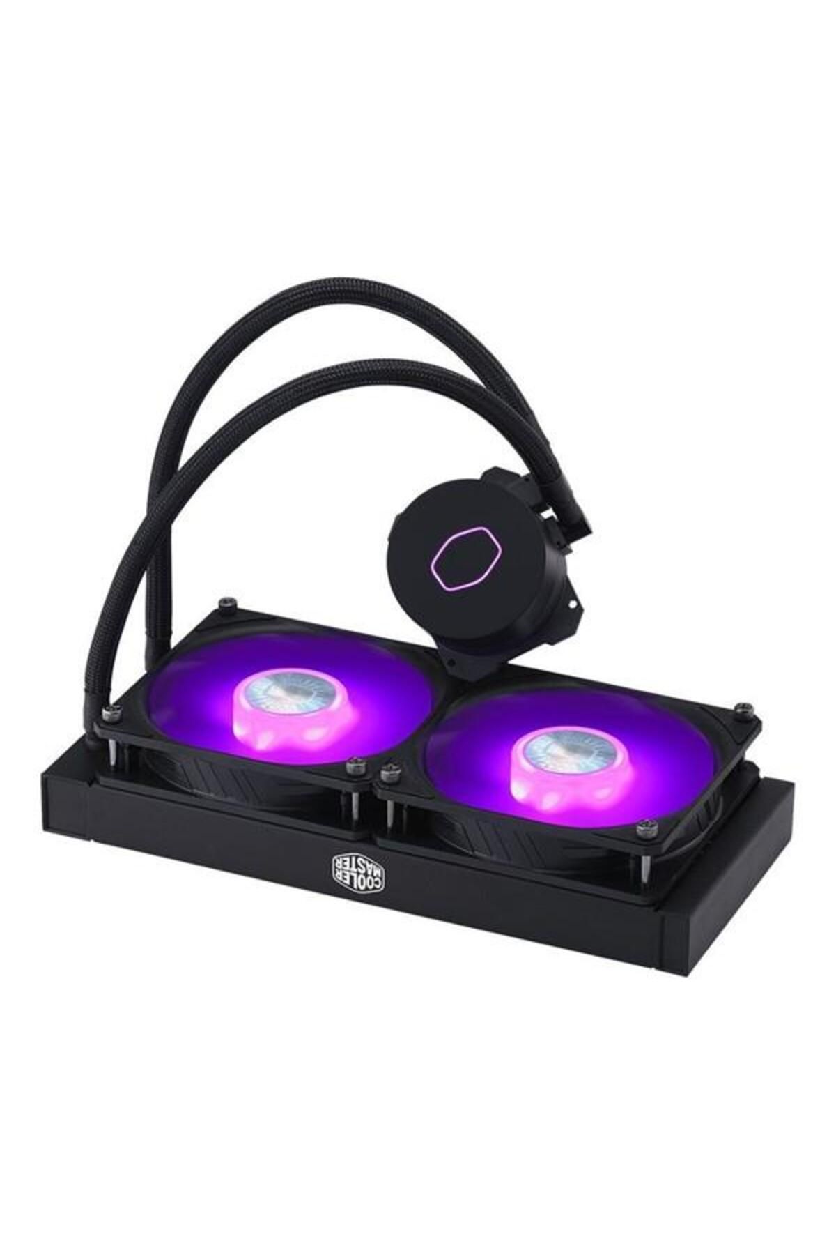 Genel Markalar Coolermaster 240mm Ml240l V2 Mlw-d24m-a18pc-r2 Rgb Sıvı Soğutmalı Am5-1700p Işlemci Fanı