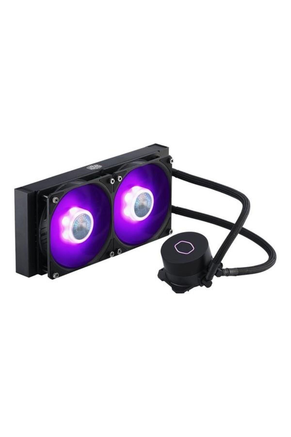 Genel Markalar Coolermaster 240mm Ml240l V2 Mlw-d24m-a18pc-r2 Rgb Sıvı Soğutmalı Am5-1700p Işlemci Fanı