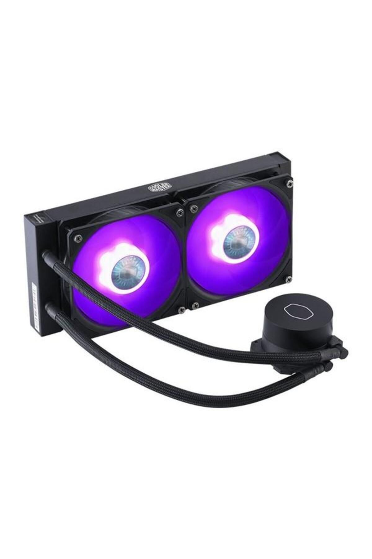 Genel Markalar Coolermaster 240mm Ml240l V2 Mlw-d24m-a18pc-r2 Rgb Sıvı Soğutmalı Am5-1700p Işlemci Fanı