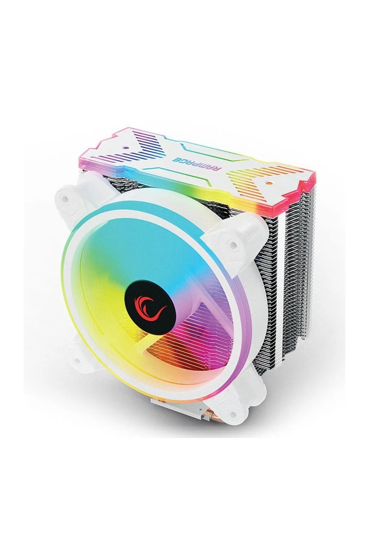 Rampage Coolfast White 76.2cfm 1600rpm 12cm Amd/ıntel Lga1200 Uyumlu Argb Hava Soğutmalı Cpu Fan