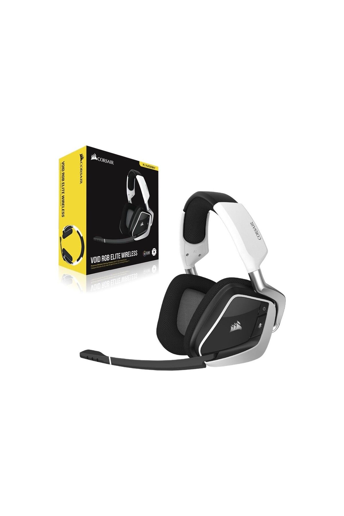 sommeow Corsair Void Rgb Elite Wireless Premium Kulaklık 7.1 Surround Beyaz Ca-9011202-eu