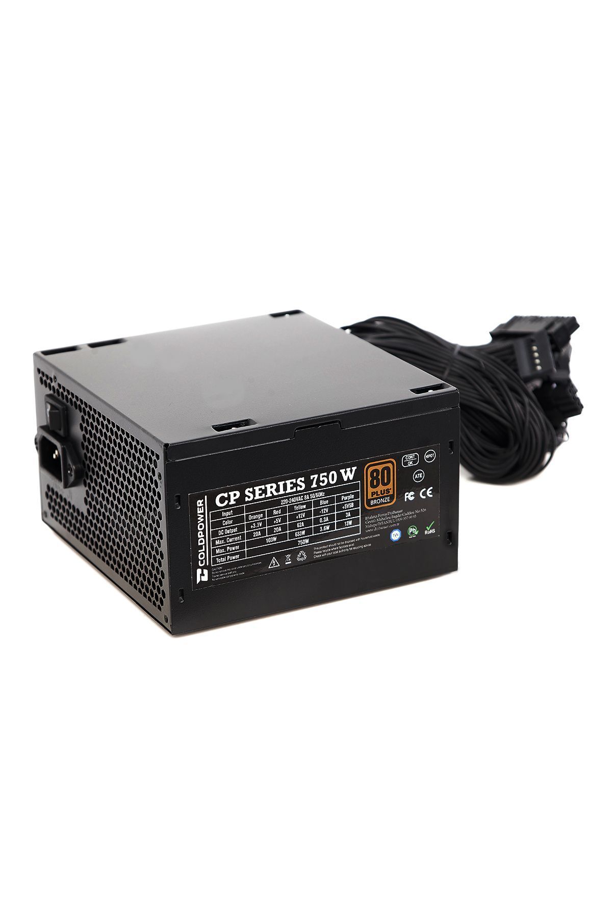 ColdPower Cp Series 750 80+ Bronze Güç Kaynağı