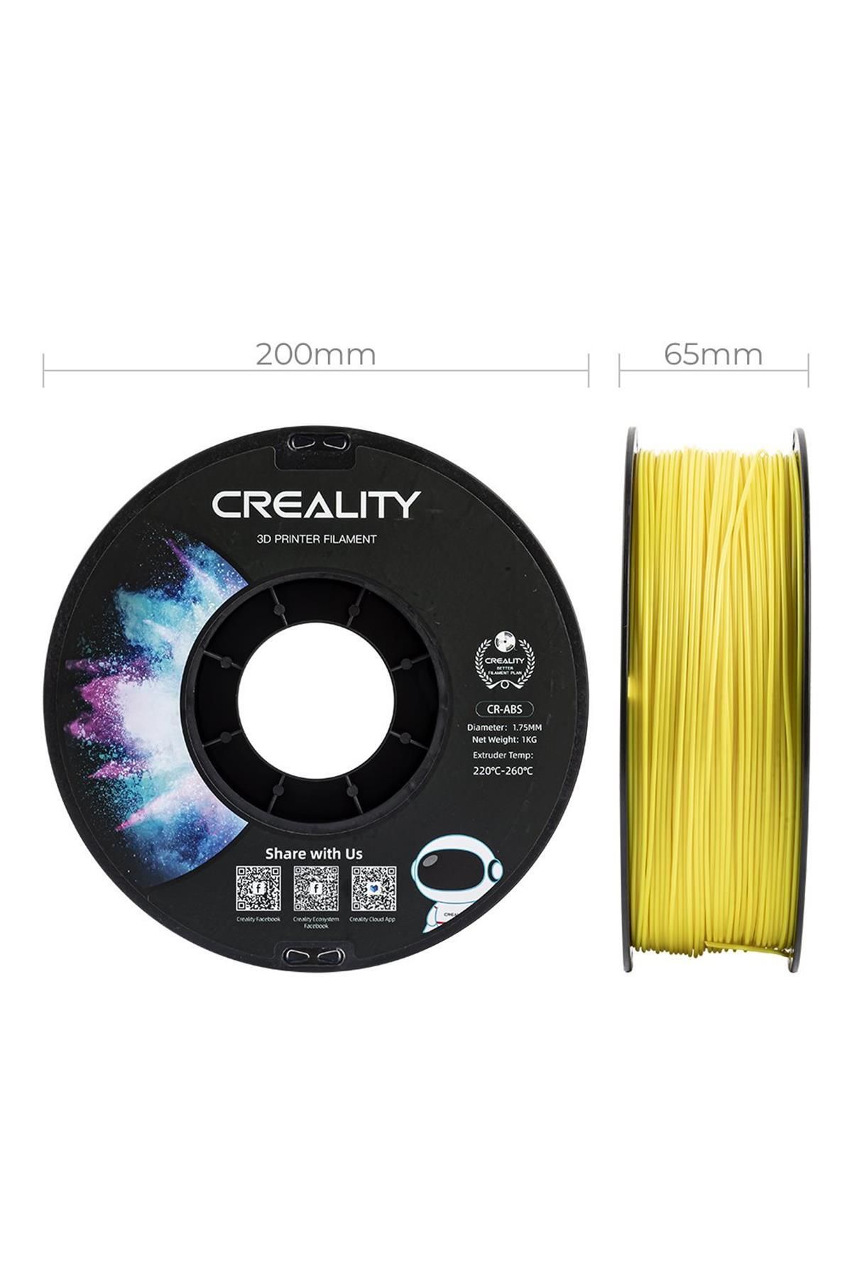 Creality Cr-Abs Sarı Filament 1.75mm 1000Gr