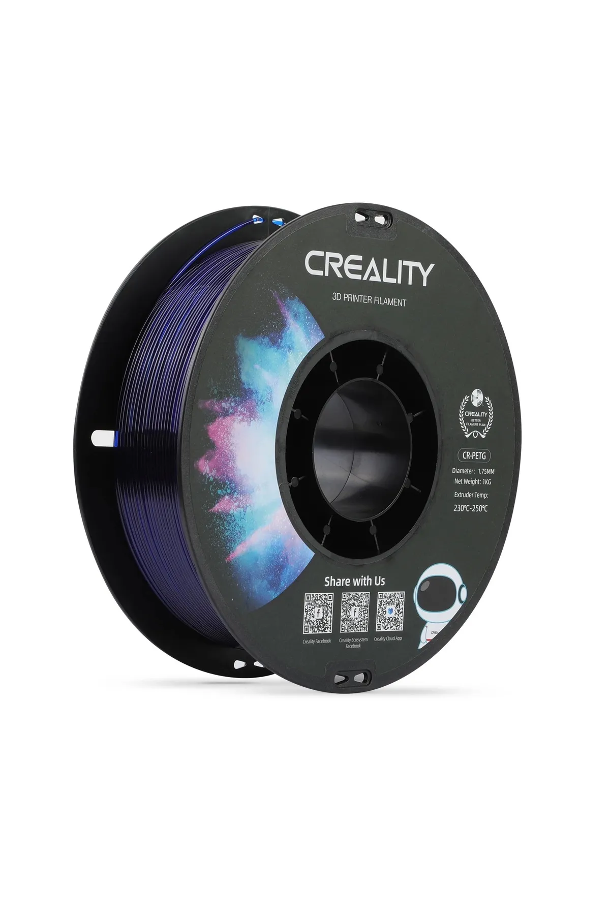 Creality Cr-petg Filament Mavi Transparan