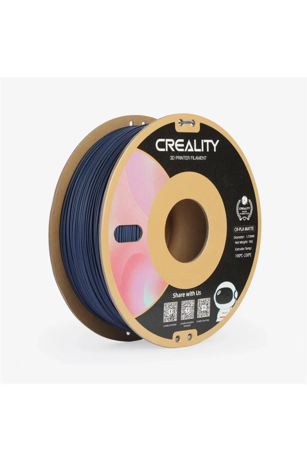 Creality Cr-Pla Mat Lacivert 1.75mm Pla 3D Baskı Filamenti 1Kg