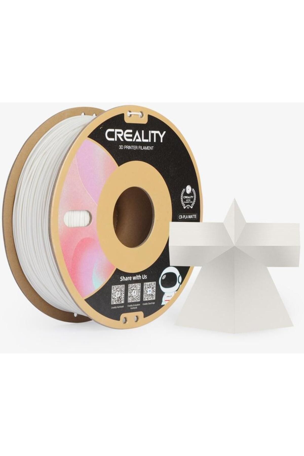 Creality Cr-pla Matte Filament Beyaz 1.75mm 1kg - Gypsum White