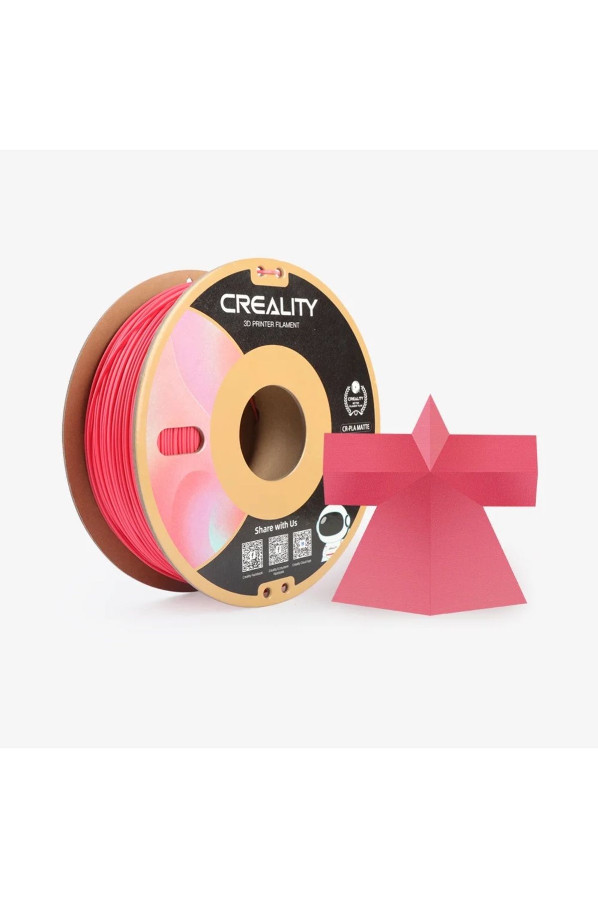 Creality Cr-pla Matte Filament Çilek Kırmızısı 1.75mm 1kg