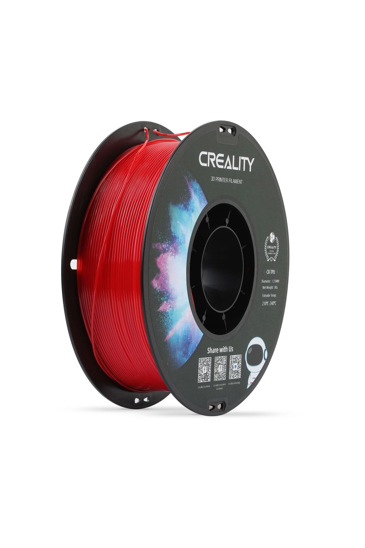 Creality Cr-tpu Kırmızı Filament 1kg 1.75mm