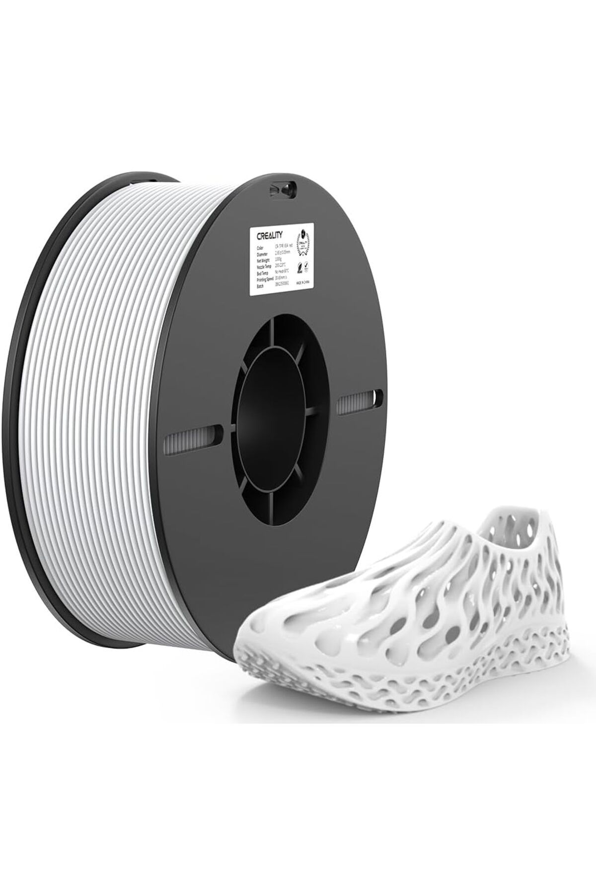 CREALITY 3D Creality CR-TPR 65A Filament Beyaz 2.85mm 1kg