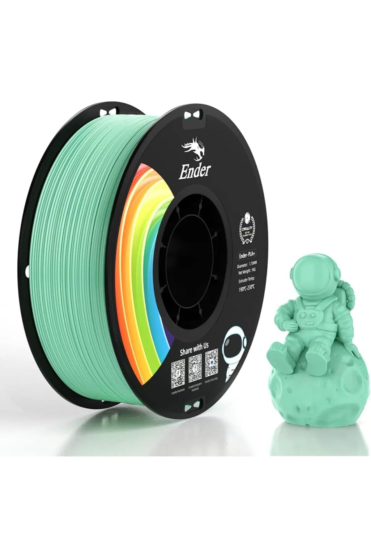 CREALITY 3D Creality Ender Pla Filament Yeşim 1.75mm 1kg