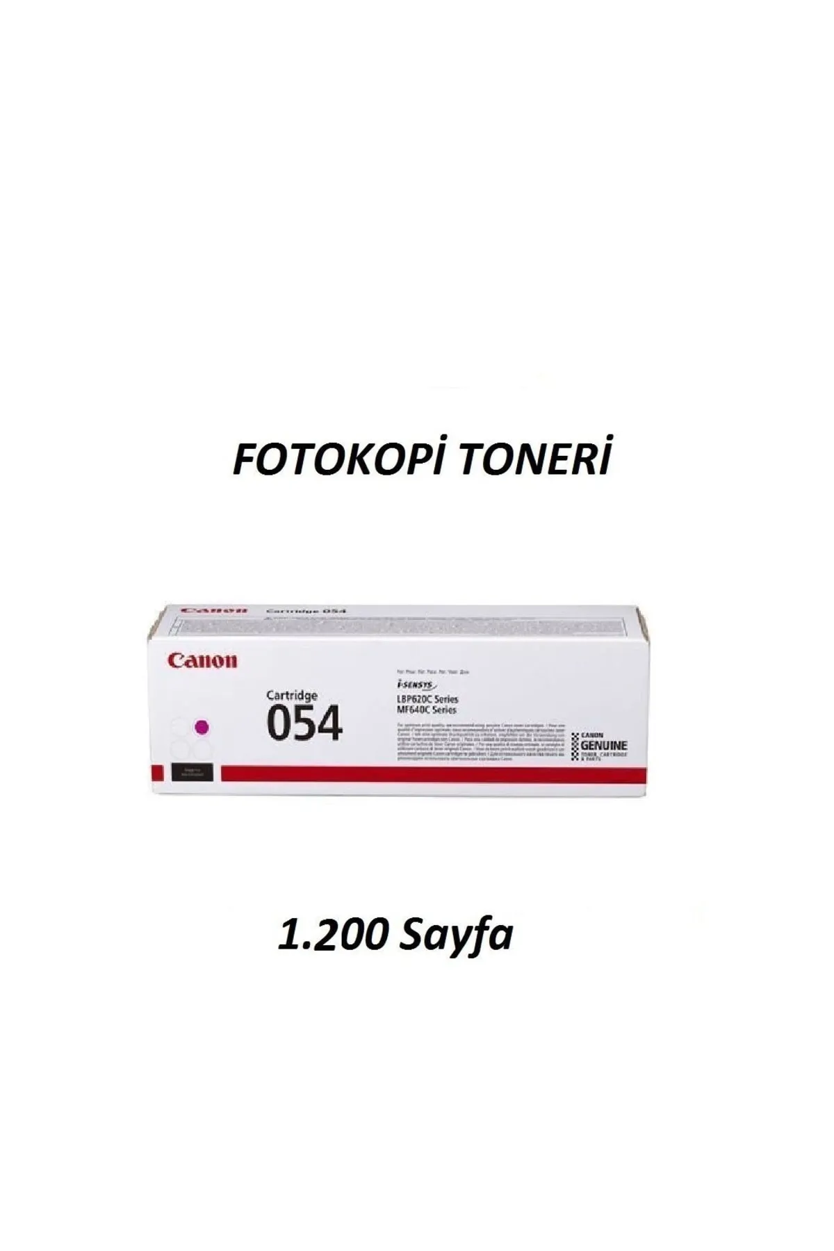 Canon Crg-054 Orjinal Kırmızı Fotokopi Toner Mf-645cx