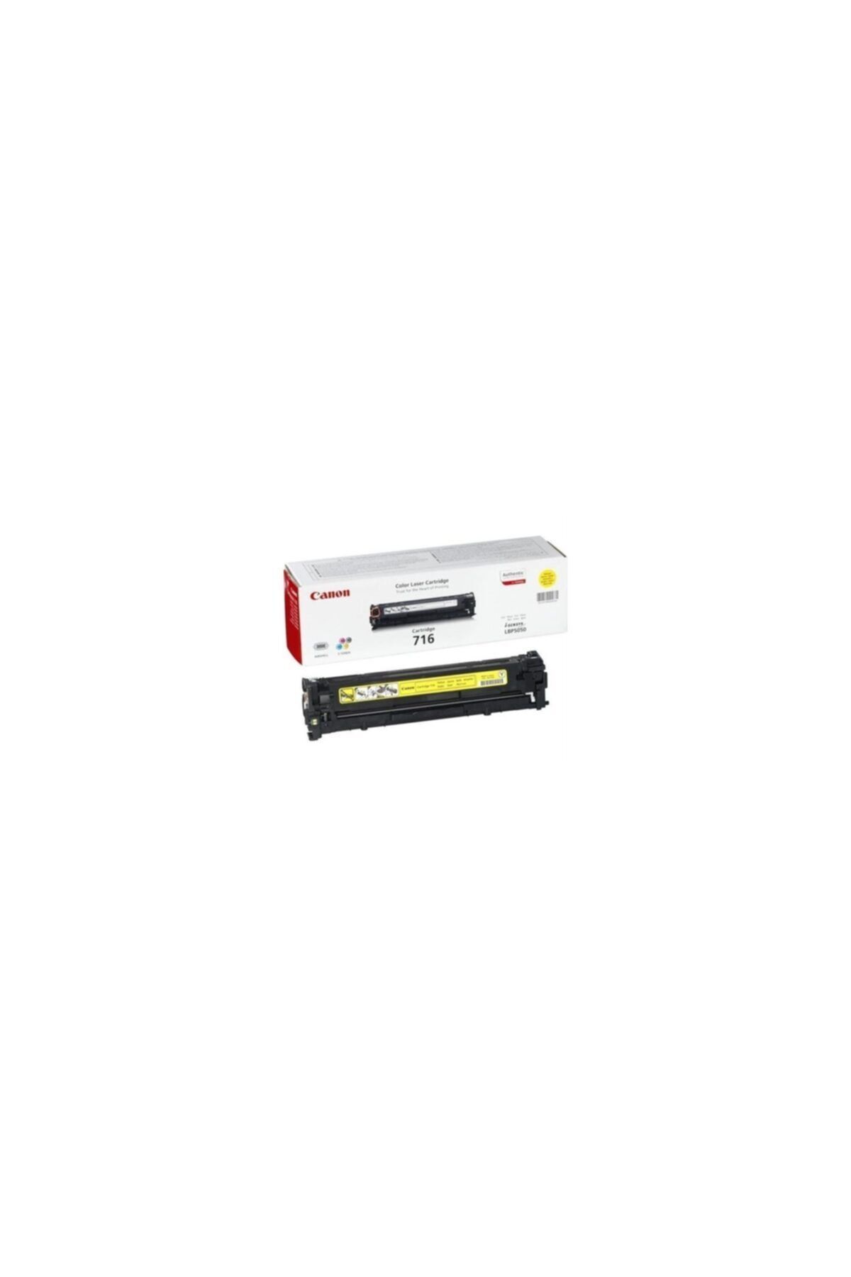 Canon Crg-716y 1500 Sayfa Kapasiteli Sarı Toner