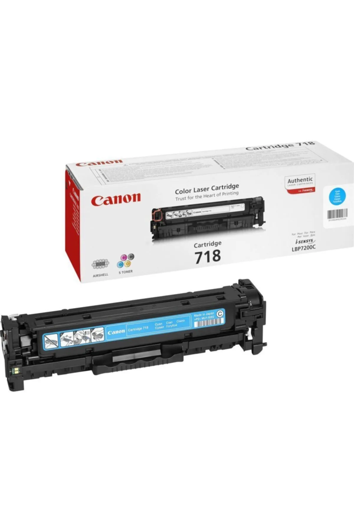 Canon Crg-718 Orjinal Mavi Toner