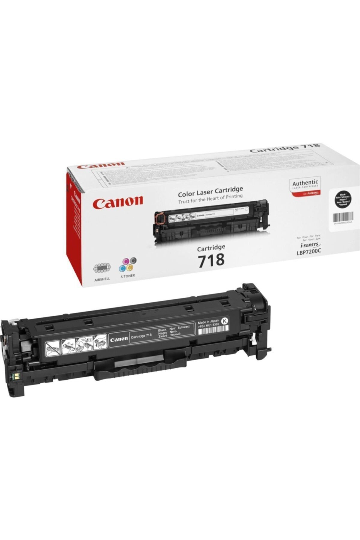 Canon Crg-718bk Siyah Orjinal Toner