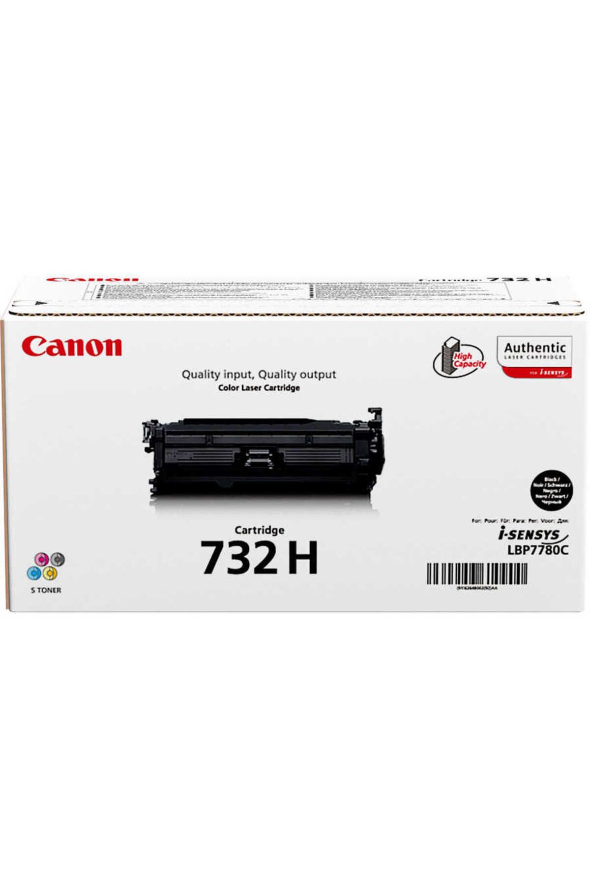 Canon CRG-732HBK 12000 Sayfa Kapasiteli Siyah Toner 6264B002