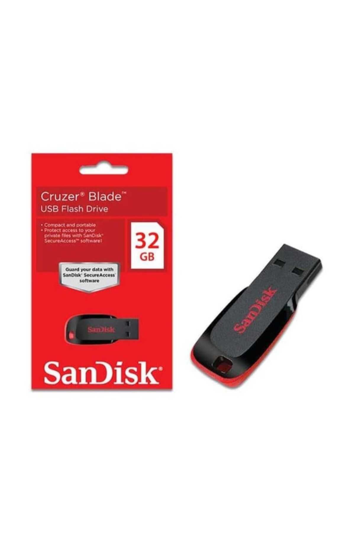 Sandisk Cruzer Blade USB 2.0 Flash Bellek 16Gb / 32Gb / 64Gb