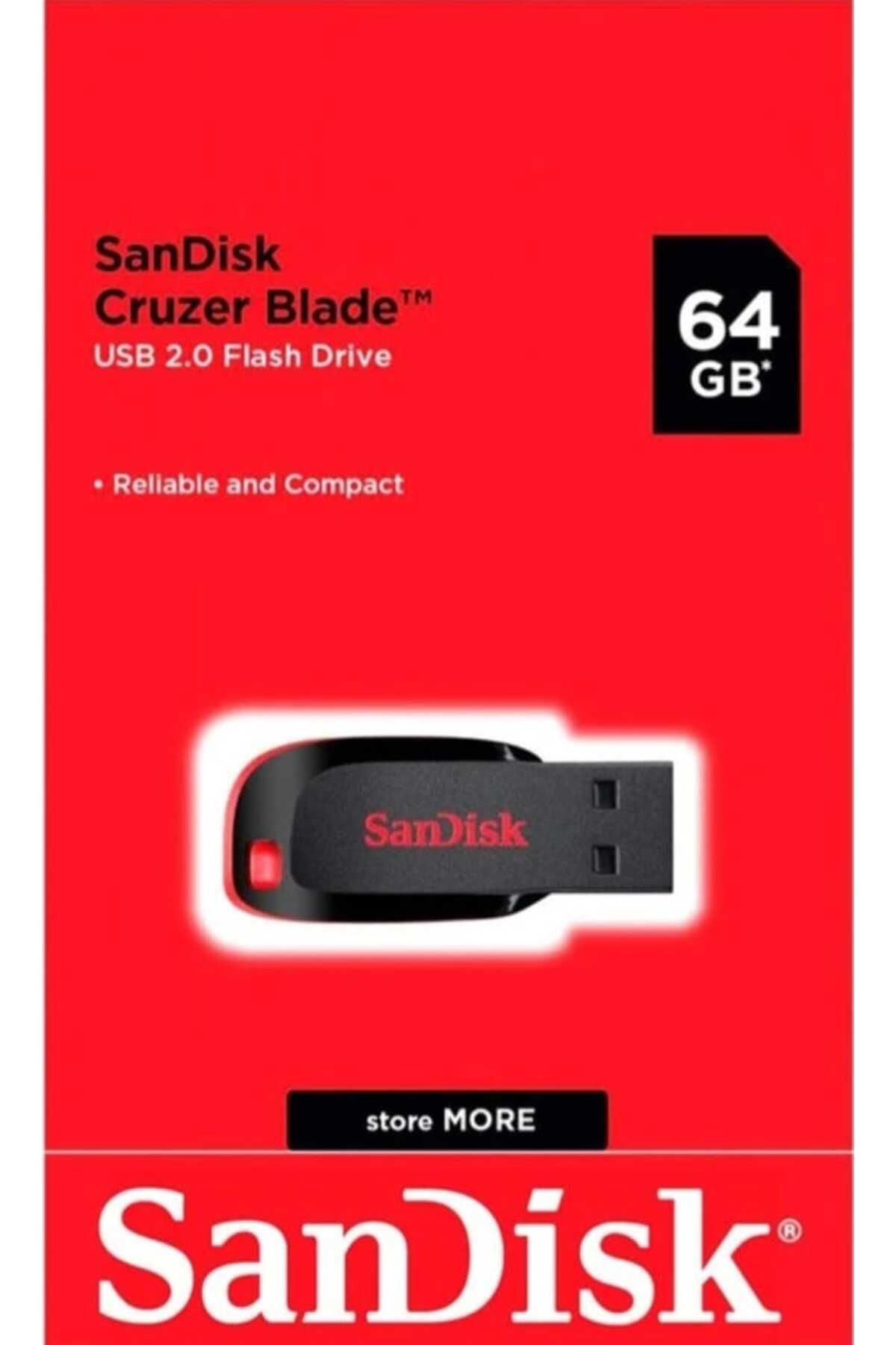 Sandisk Cruzer Blade USB 2.0 Flash Bellek 16Gb / 32Gb / 64Gb