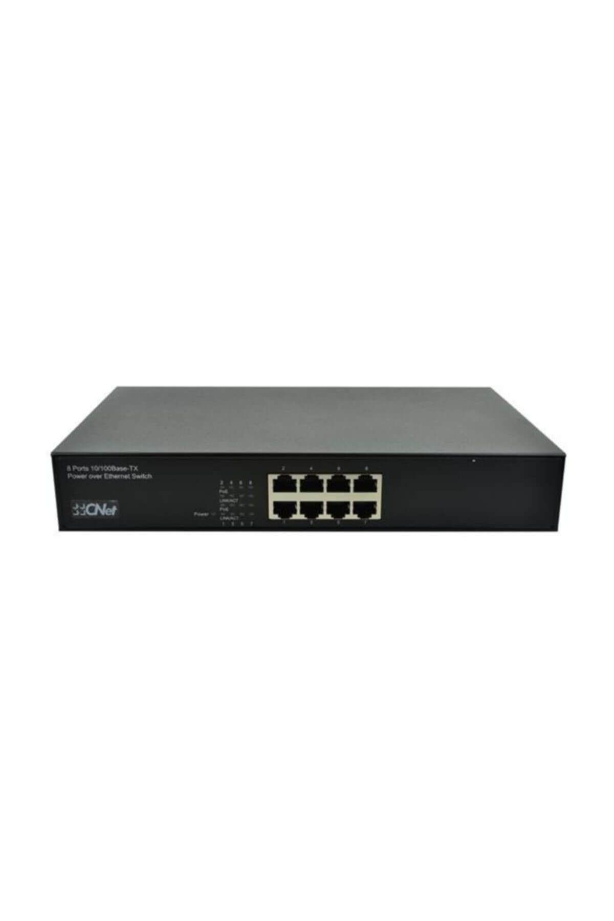 CNet CSH-8008P 8 PORT 10/100 POE 130W YONETILEMEZ SWITCH