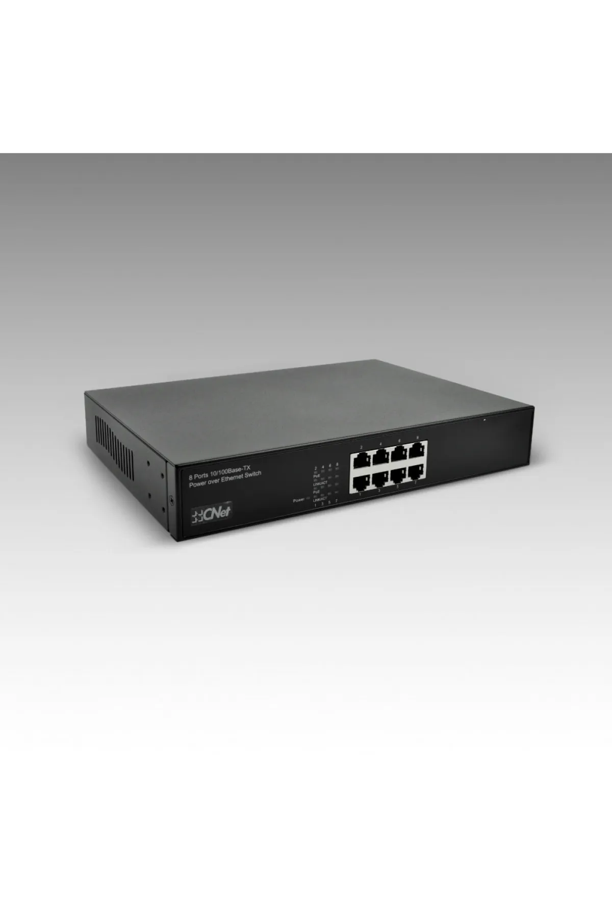 CNet Csh-8008p 8 Port 10/100 Poe+ High Power 110w Ethernet Poe Switch