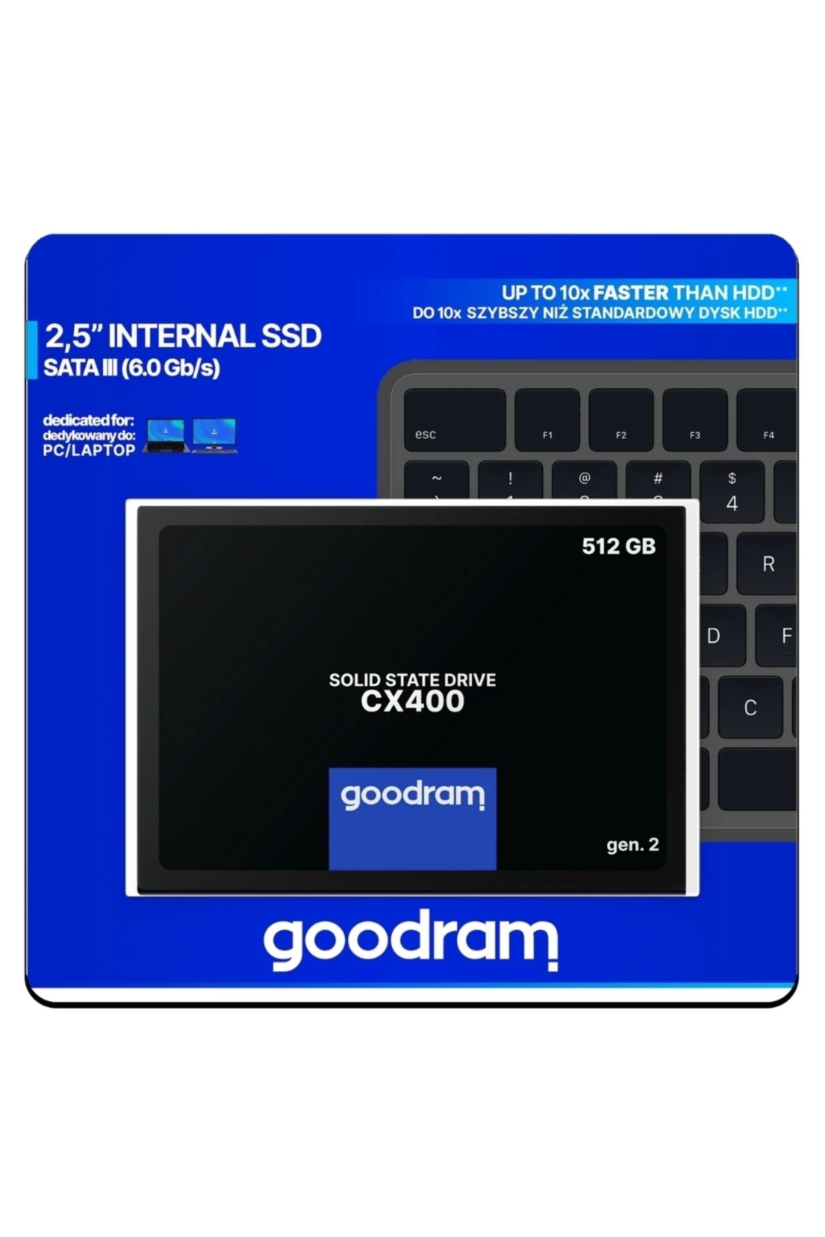 Goodram Cx400 512gb 520/500mb/s 2.5" Sata 3 Ssd Disk