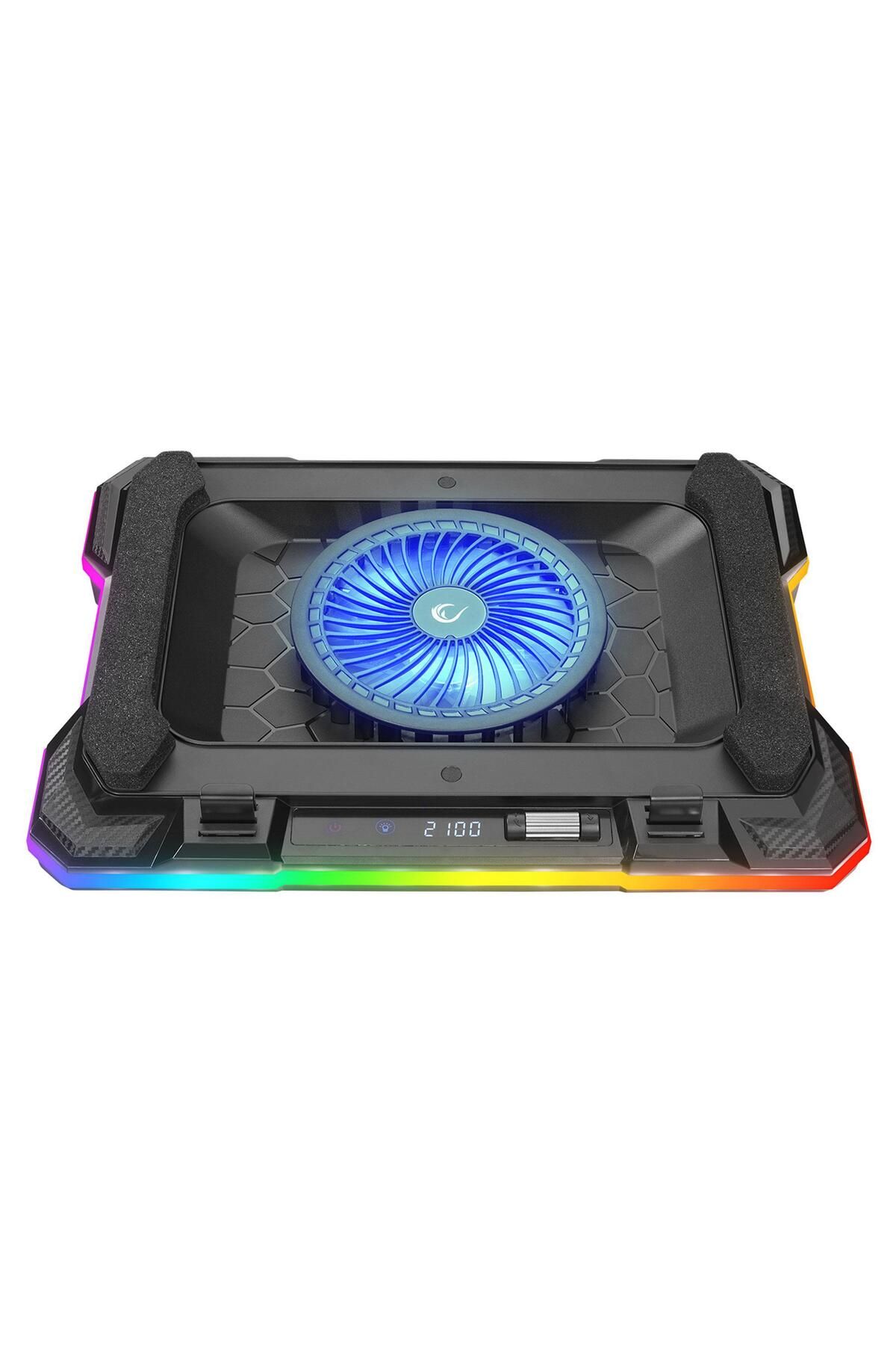 Rampage Cyclone S49 RGB Fanlı 14"-19'' LED Ekranlı Notebook Soğutucu