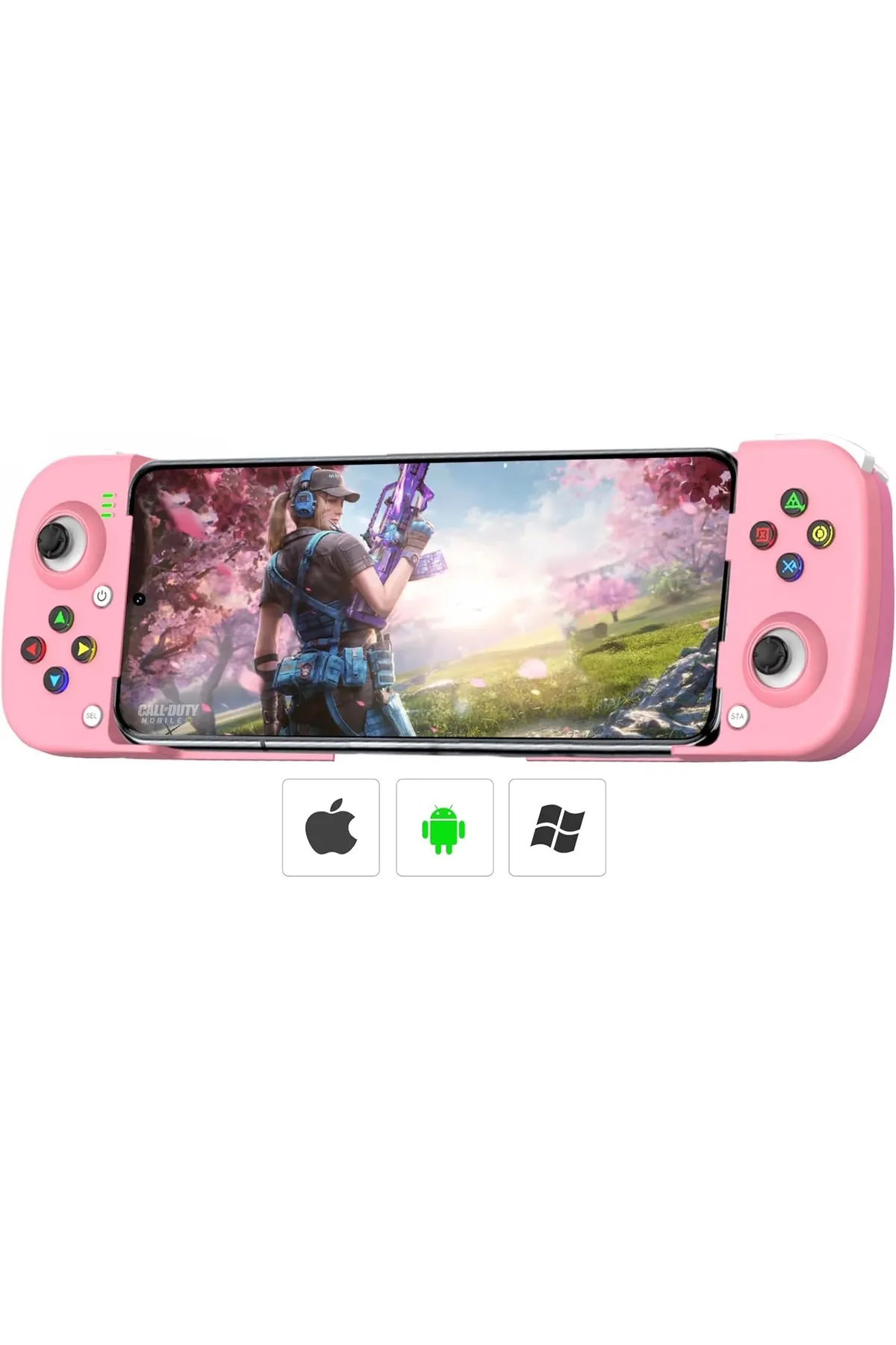 SONREİR D3 Mobil Oyun Kontrol Cihazı Gamepad iPhone iOS Android Tablet iPad PC için Oyun Kolu Konsolu