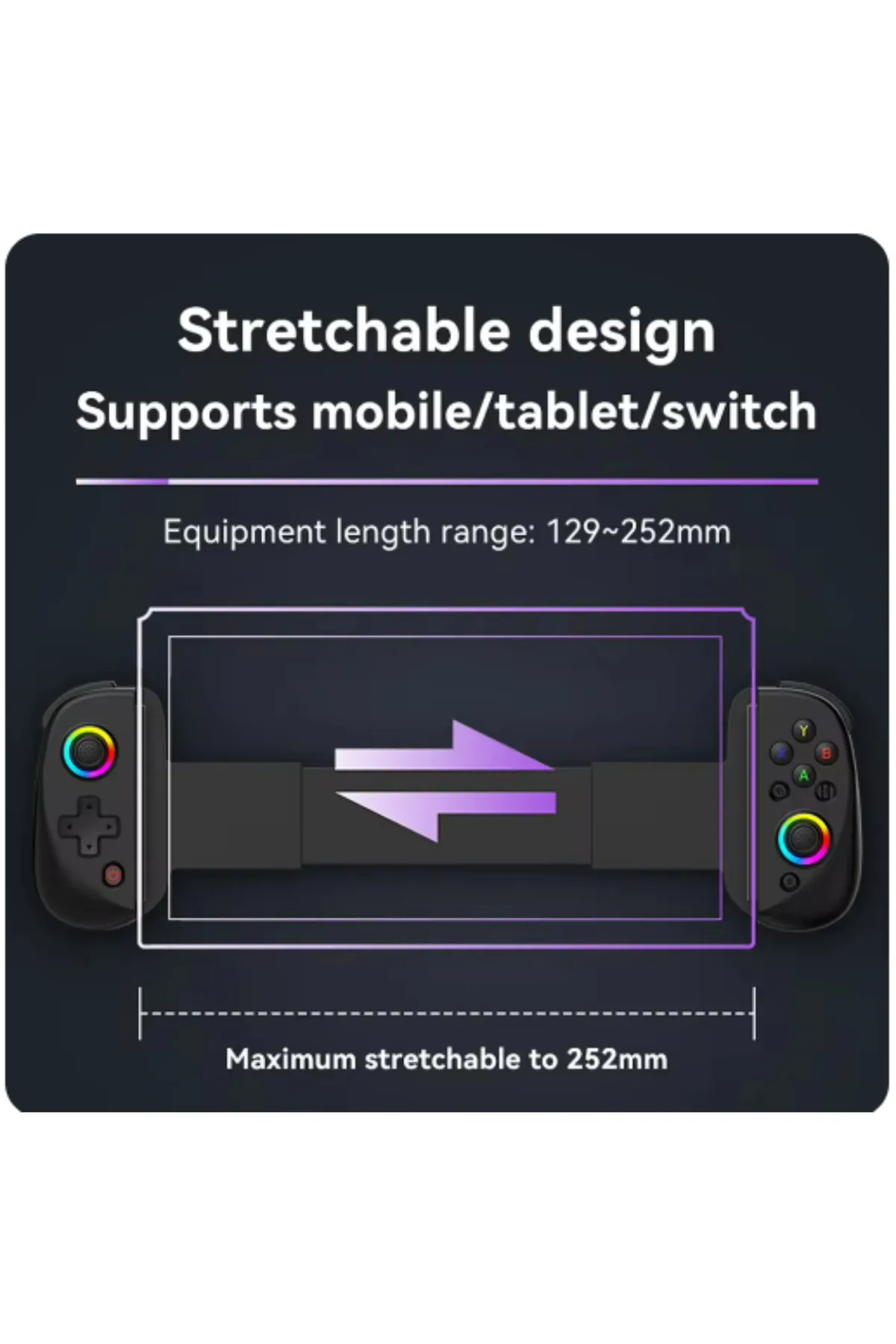 Ozmik D8 kablosuz teleskopik oyun denetleyicisi Bluetooth uyumlu Android IPhone Gamepad için 5.2