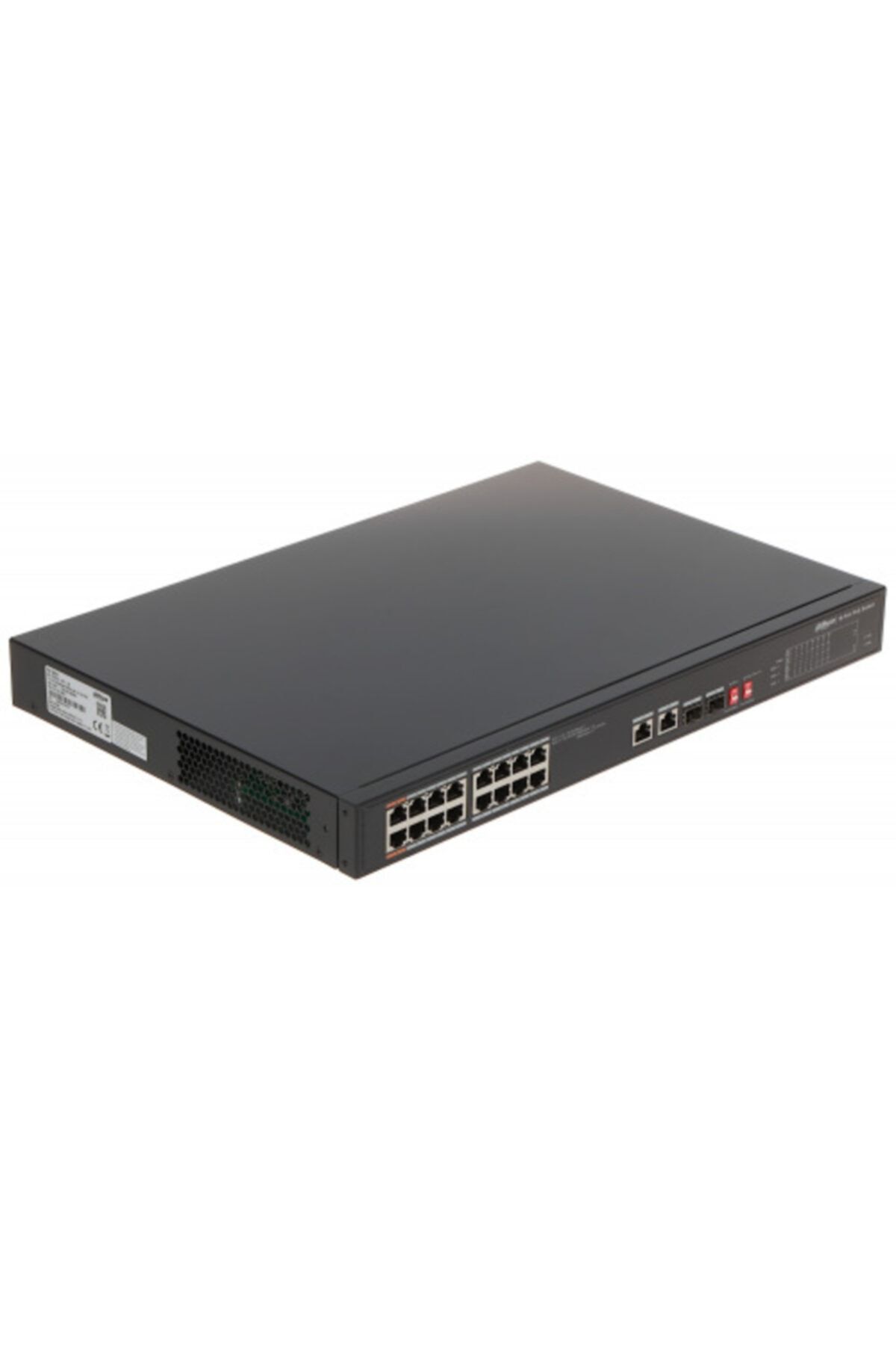 Genel Markalar Dahua 16port 135w Full Poe Pfs3218-16et-135 10/100 2x Uplınk-2x Sfp Yönetilemez Switch