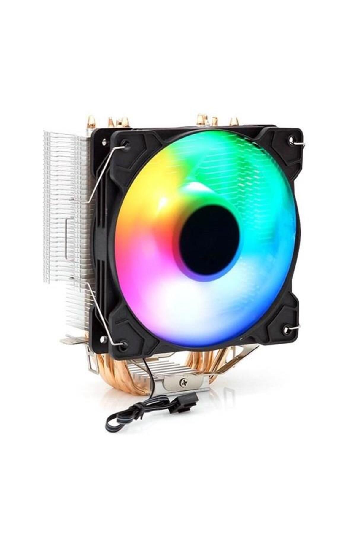 Hızlı Stok DARK 120mm FREEZER X123 DKCCX123 RGB Hava Soğutmalı AM5-1200p İşlemci Fanı